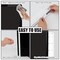Multifunction Computer Monitor Memo Board - Transparent Computer Side Panel Memo Creative Monitor Side Panel with Phone Holder Suitable for Office Home Desktop (Left and Right) 1 Set